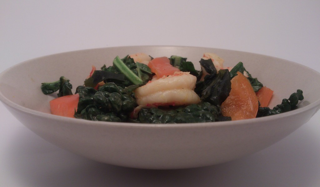 Shrimp and Wakame Seaweed Salad